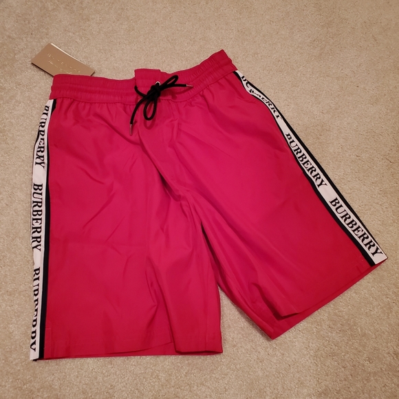 burberry swimsuit mens pink